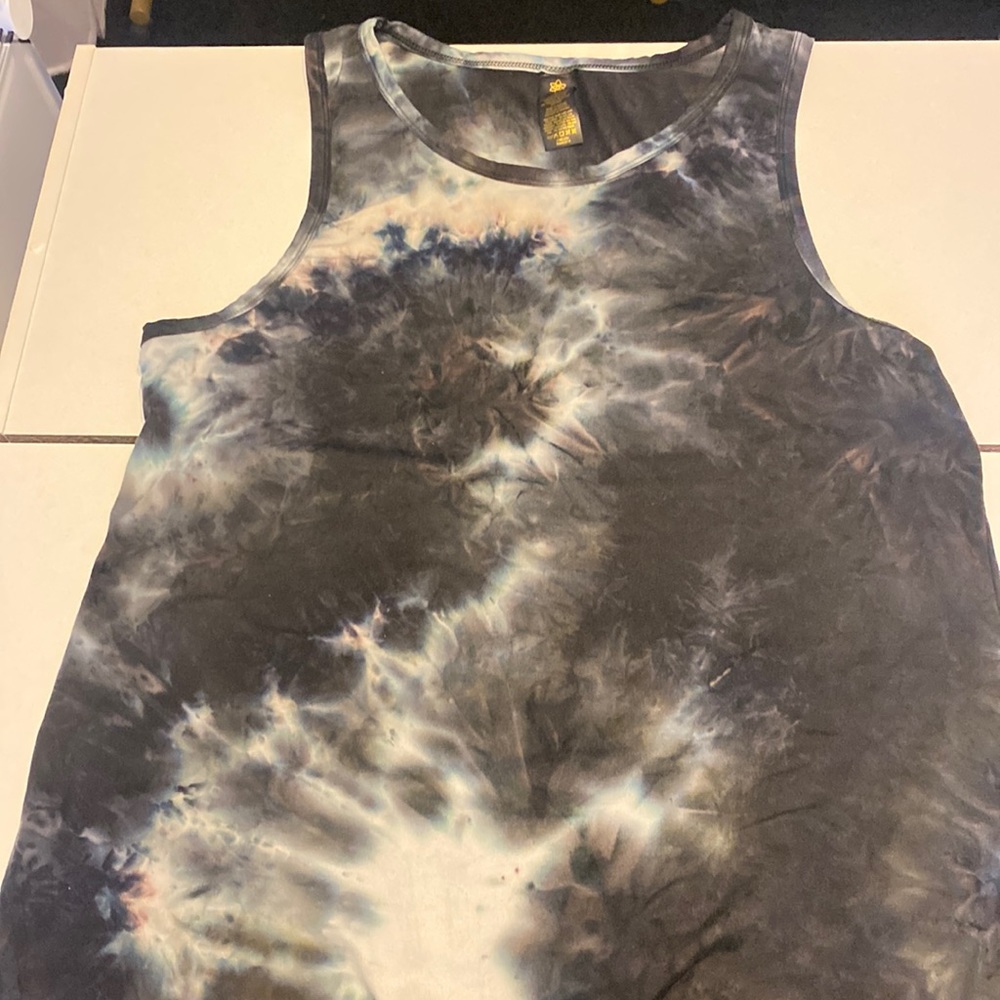 Tie dye yoga top